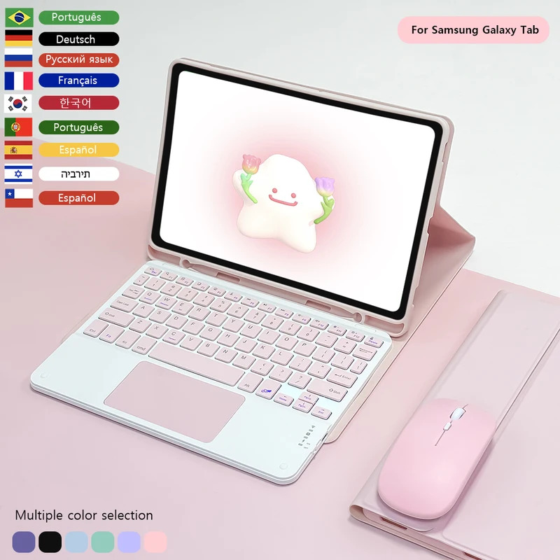 Magic Keyboard Case For Samsun - đánh giá và giá Tablet A9 Accessories