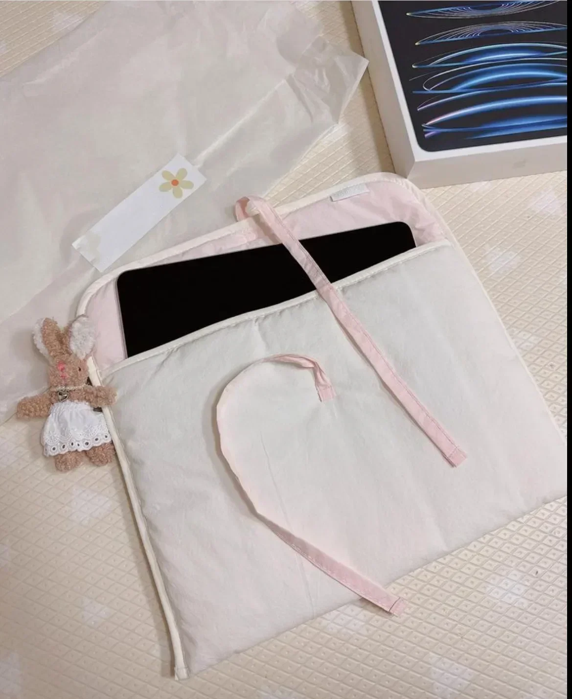 Pink Balletcore Padded IPad Sl - đánh giá và giá Tablet Sleeves & Cases Ipad Accessories