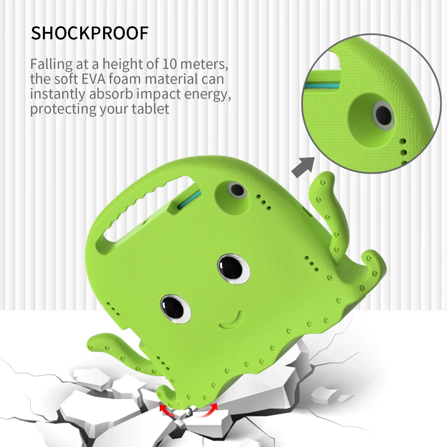 Octopuses EVA Kids Case for Sa - đánh giá và giá Tablet A9 Accessories