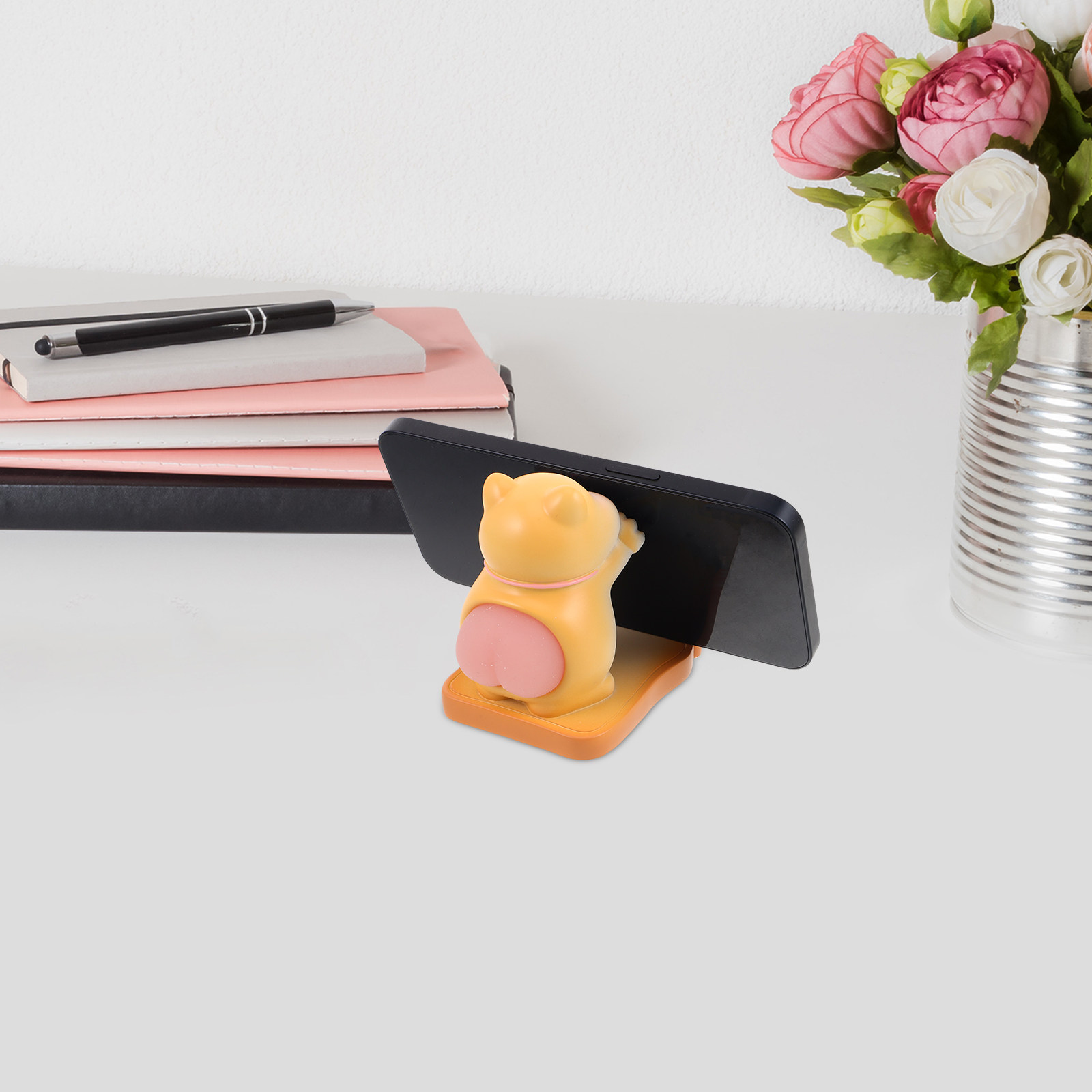 Cute Cat Phone Holder Resin Ca - đánh giá và giá Tablet Accessory