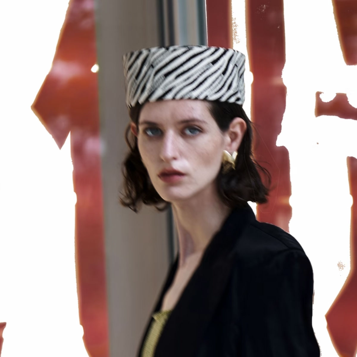 Zebra Print Pillbox Berets Hat - đánh giá và giá Zebra Tablet Accessories