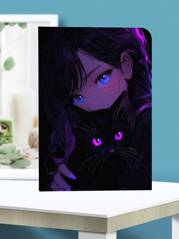 Cartoon Cat Girl Eyes Soft For - đánh giá và giá Lenovo Tablet Plus Accessories
